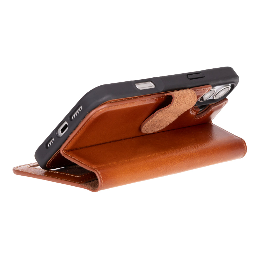 Bayelon Magic iPhone 16 Detachable Leather Wallet Case