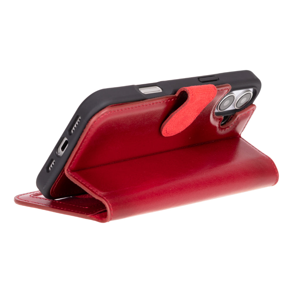 Bayelon Magic iPhone 16 Detachable Leather Wallet Case