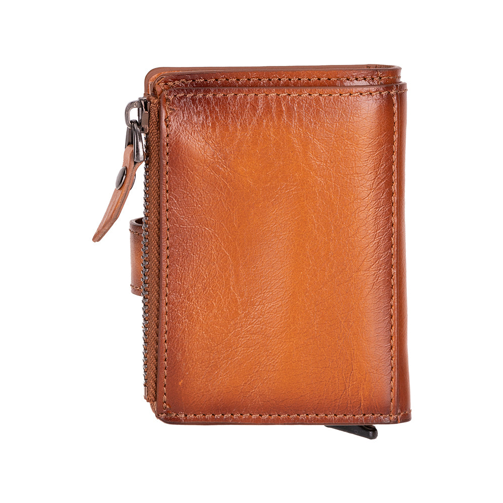 Bayelon Rodos Pop-up Leather Card Holder with RFID Protection