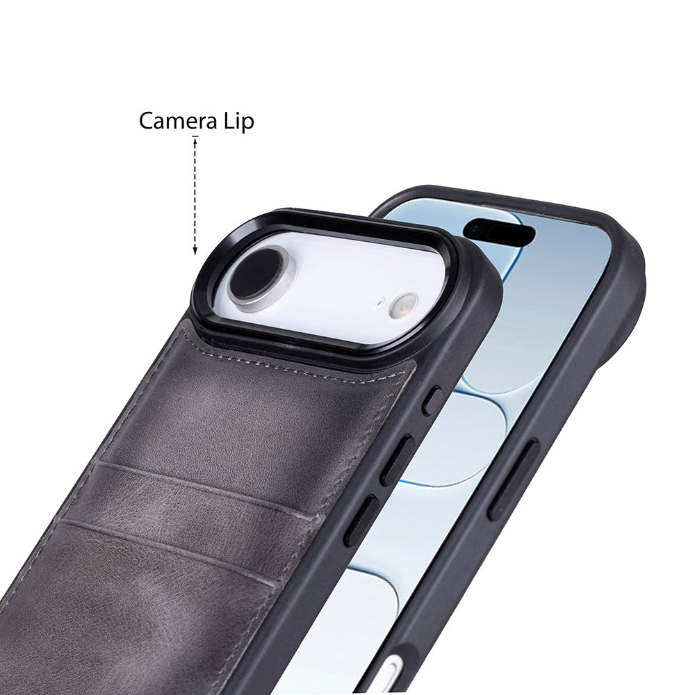 Bouletta Flex Cover Leather iPhone 17 Air Case with Card Holder