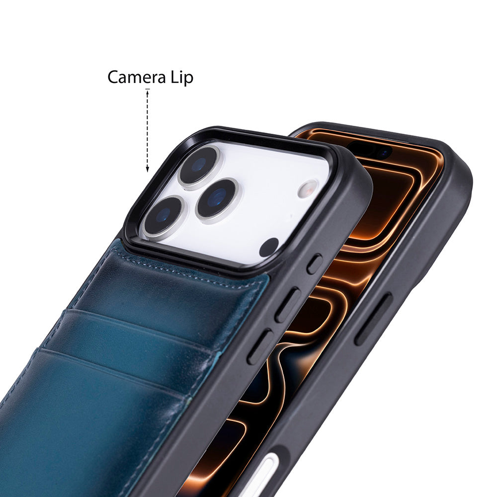 Bouletta Flex Cover Leather iPhone 17 Pro Case with Card Holder
