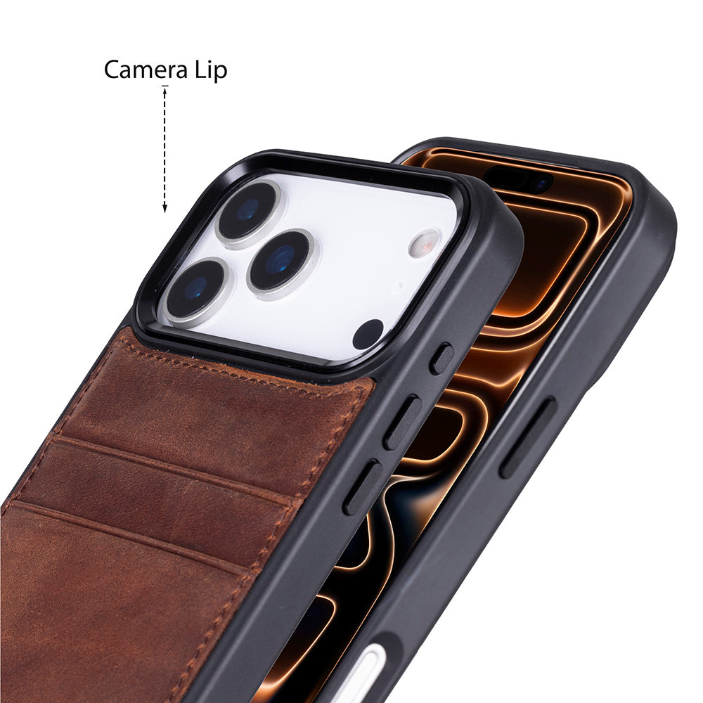 Bouletta Flex Cover Leather iPhone 17 Pro Max Case with Card Holder