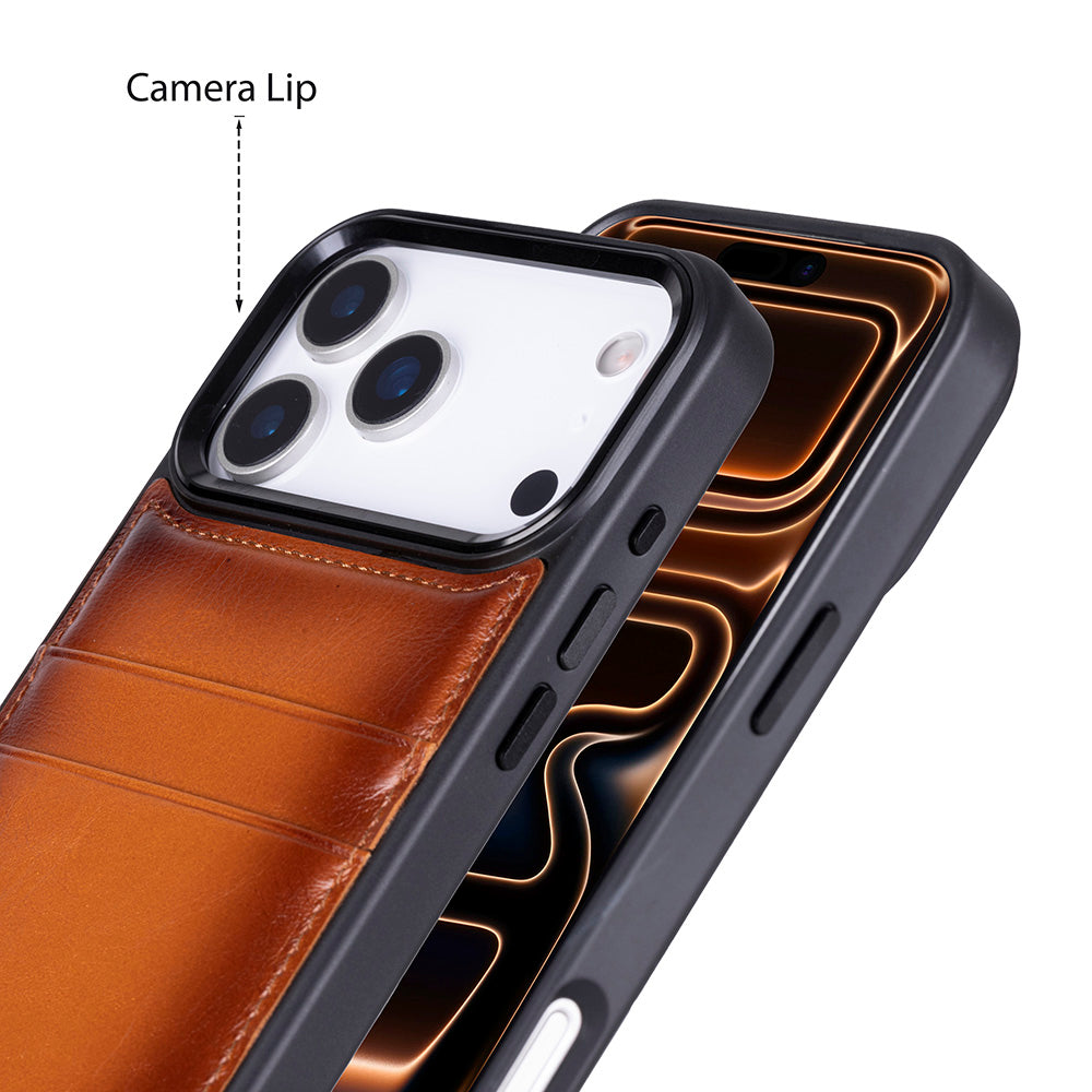 Bouletta Flex Cover Leather iPhone 17 Pro Max Case with Card Holder