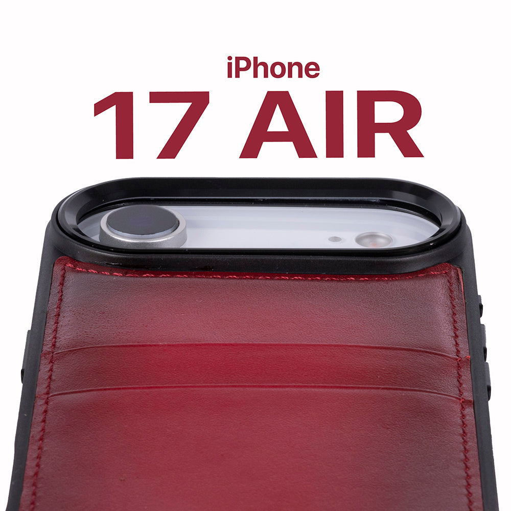 Bouletta Flex Cover Leather iPhone 17 Air Case with Card Holder