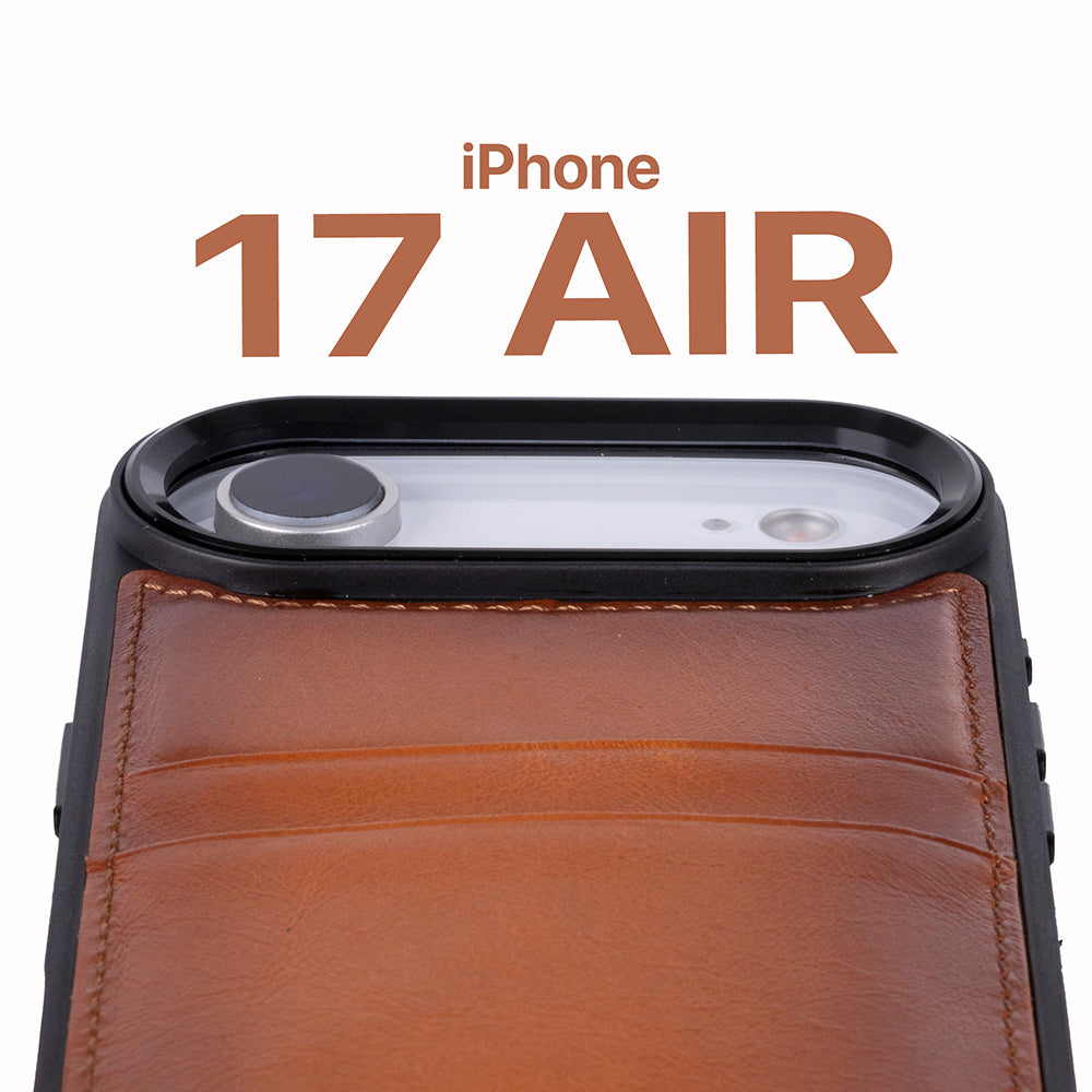 Bouletta Flex Cover Leather iPhone 17 Air Case with Card Holder