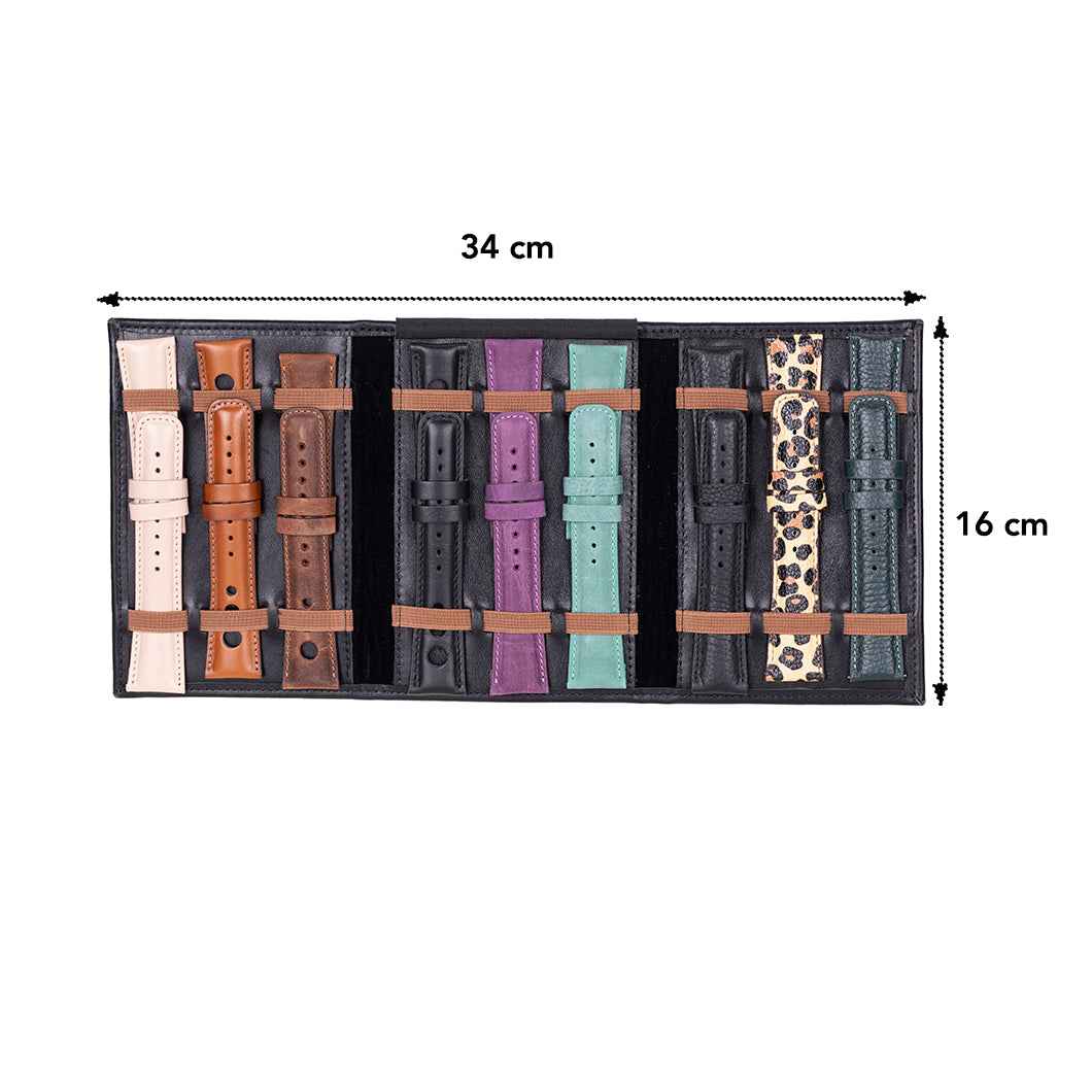 UnBranded Triple Watch Band Leather Organizer