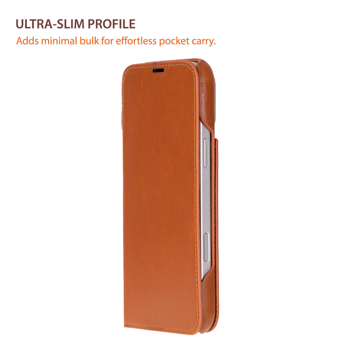 UnBranded Sonat Leather iPhone 17 Pro Max Folio Case