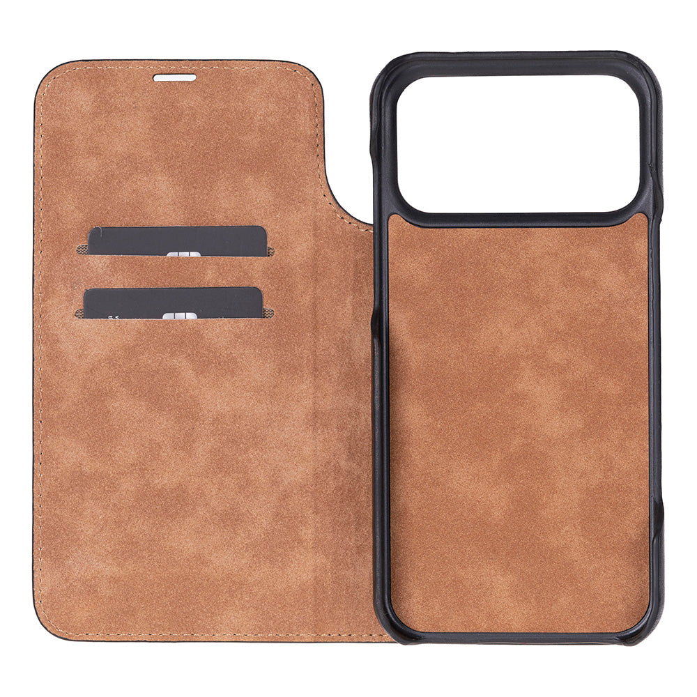 UnBranded Sonat Leather iPhone 17 Pro Max Folio Case