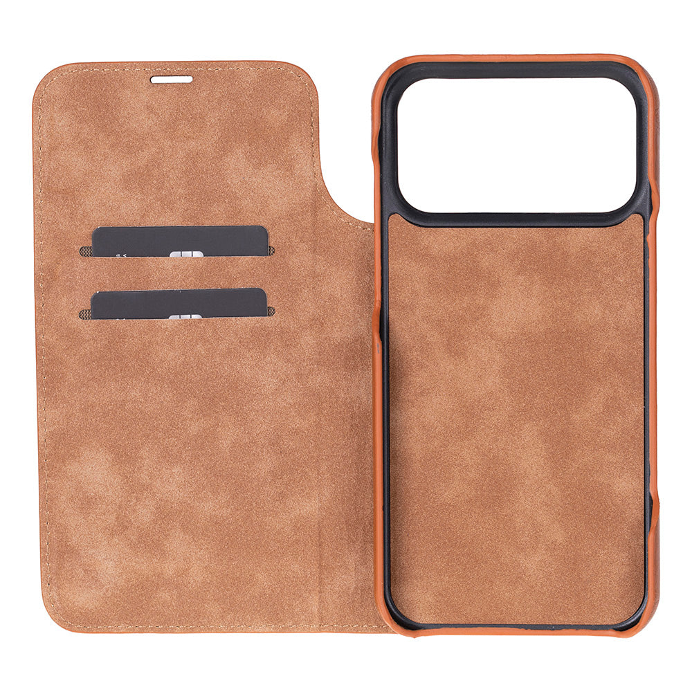 UnBranded Sonat Leather iPhone 17 Pro Max Folio Case