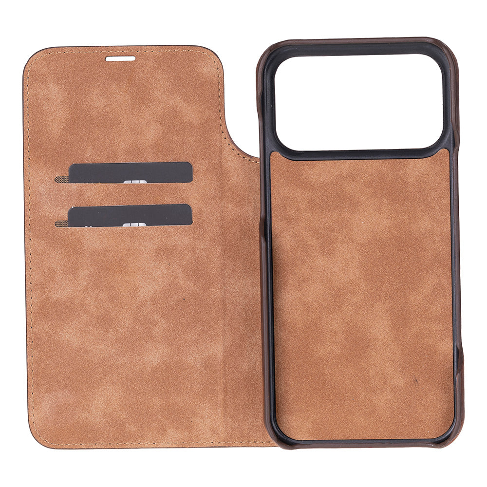 UnBranded Sonat Leather iPhone 17 Pro Max Folio Case
