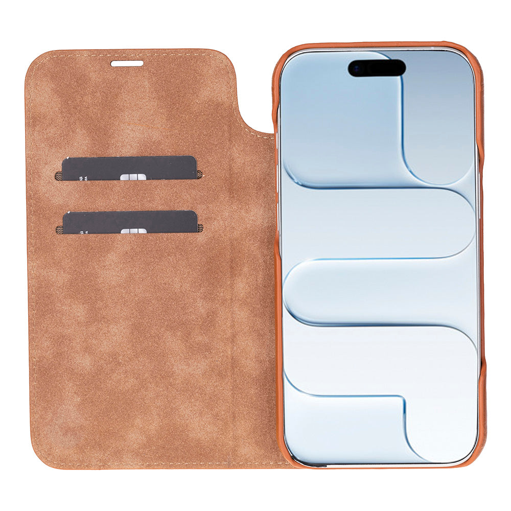 UnBranded Sonat Leather iPhone 17 Air Folio Case