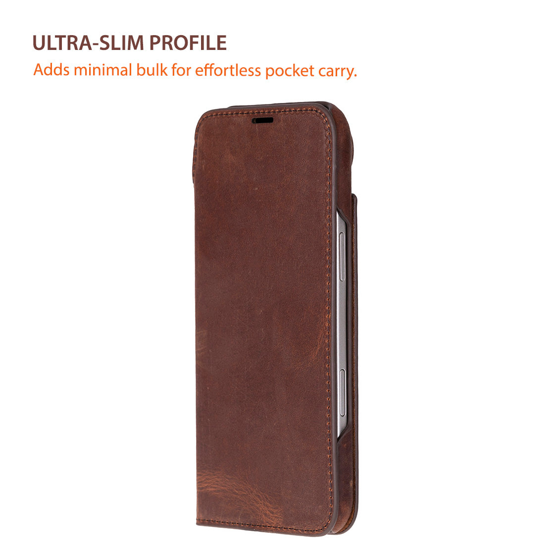UnBranded Sonat Leather iPhone 17 Folio Case