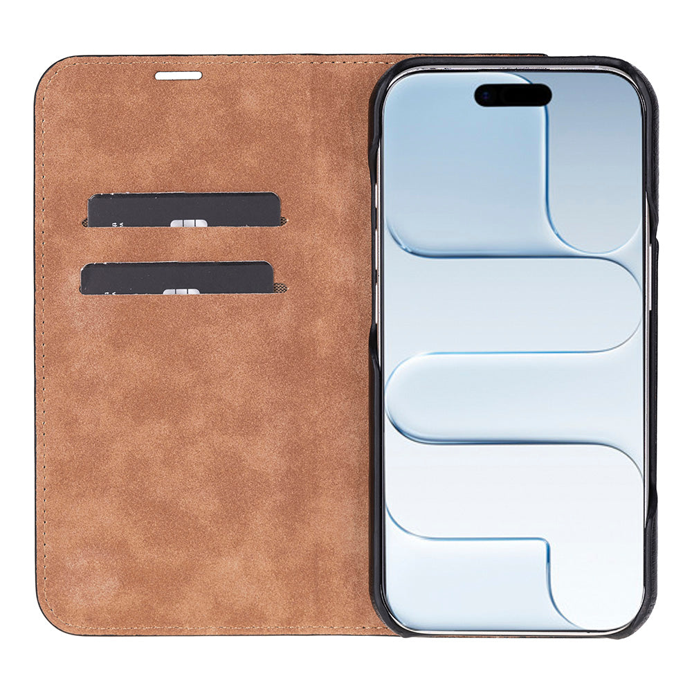 UnBranded Sonat Leather iPhone 17 Folio Case