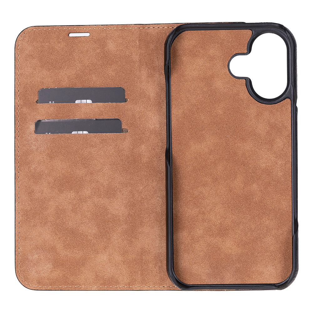 UnBranded Sonat Leather iPhone 17 Folio Case