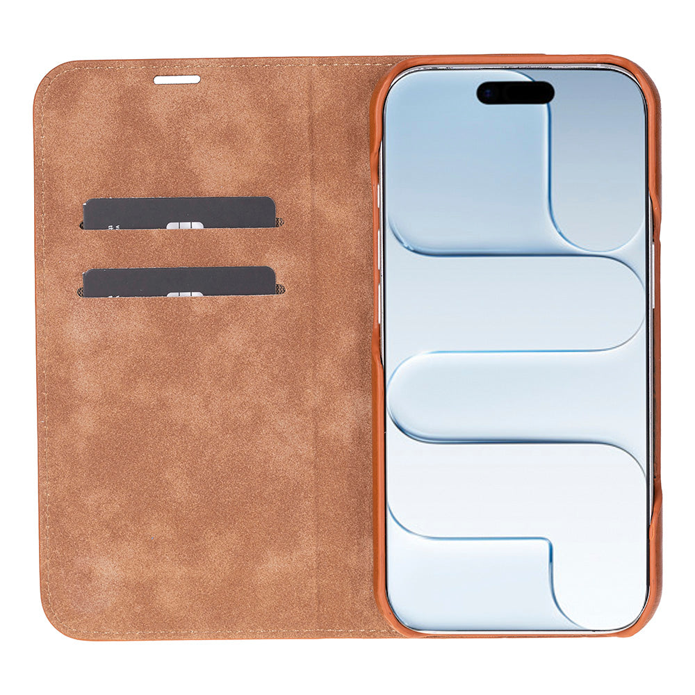 UnBranded Sonat Leather iPhone 17 Folio Case