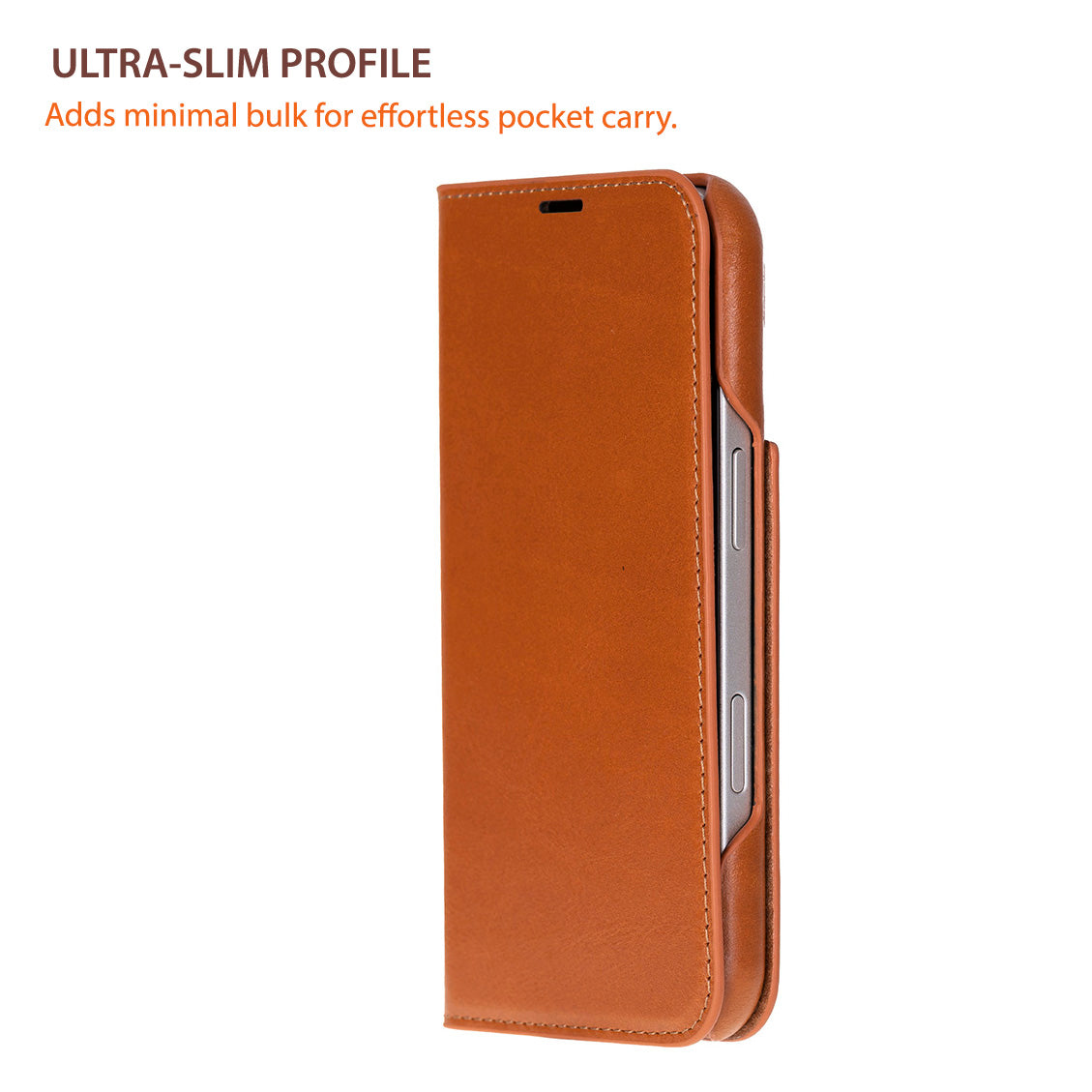 UnBranded Sonat Leather iPhone 17 Folio Case