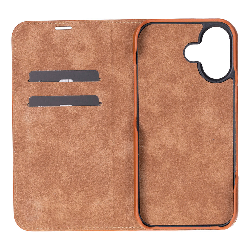 UnBranded Sonat Leather iPhone 17 Folio Case