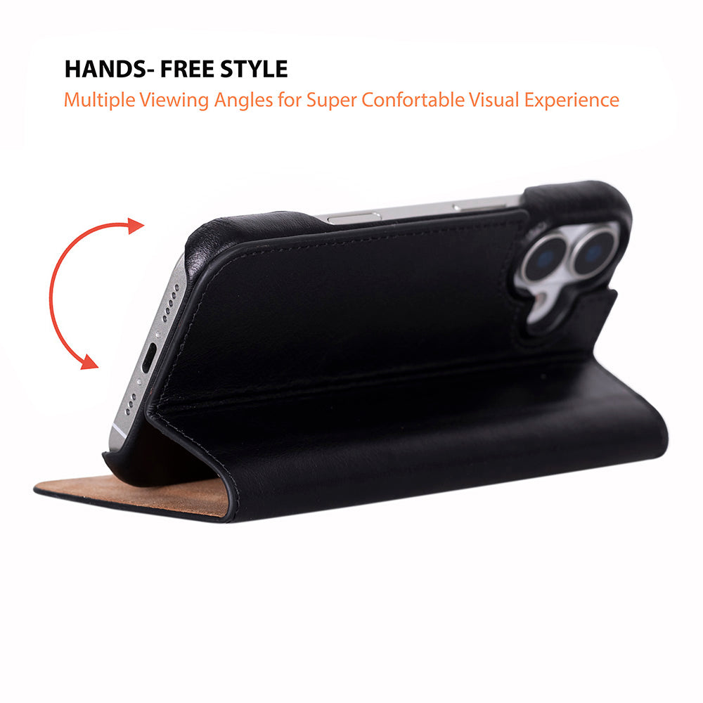 UnBranded Sonat Leather iPhone 17 Folio Case