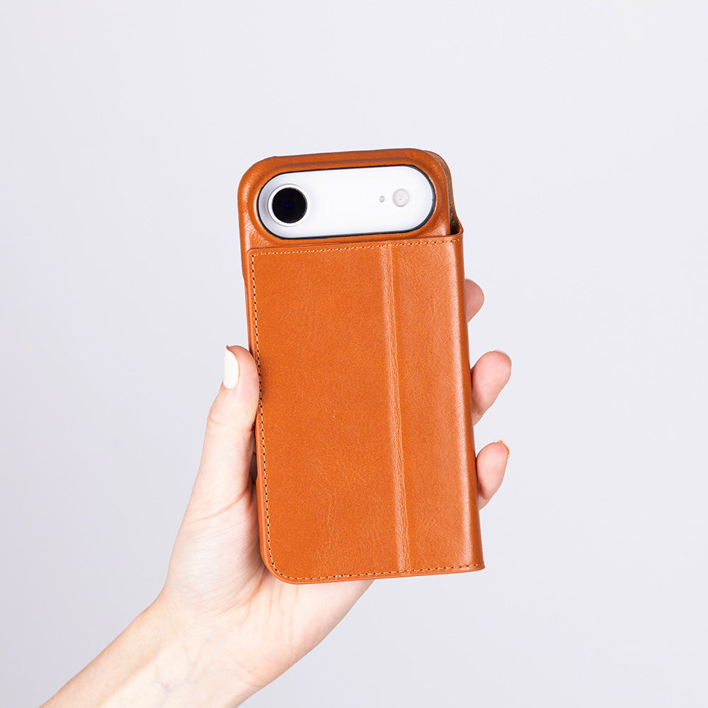 UnBranded Sonat Leather iPhone 17 Air Folio Case