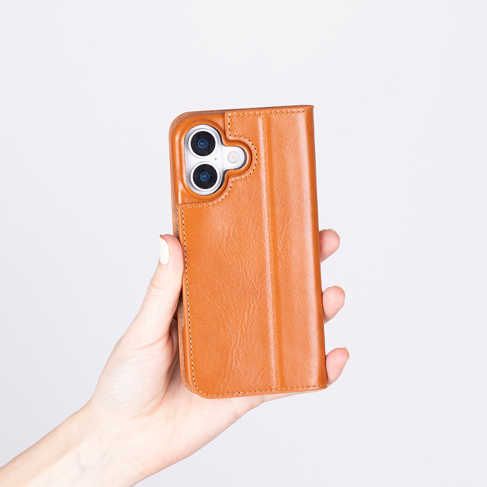 UnBranded Sonat Leather iPhone 17 Folio Case