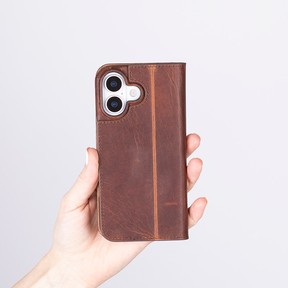 UnBranded Sonat Leather iPhone 17 Folio Case