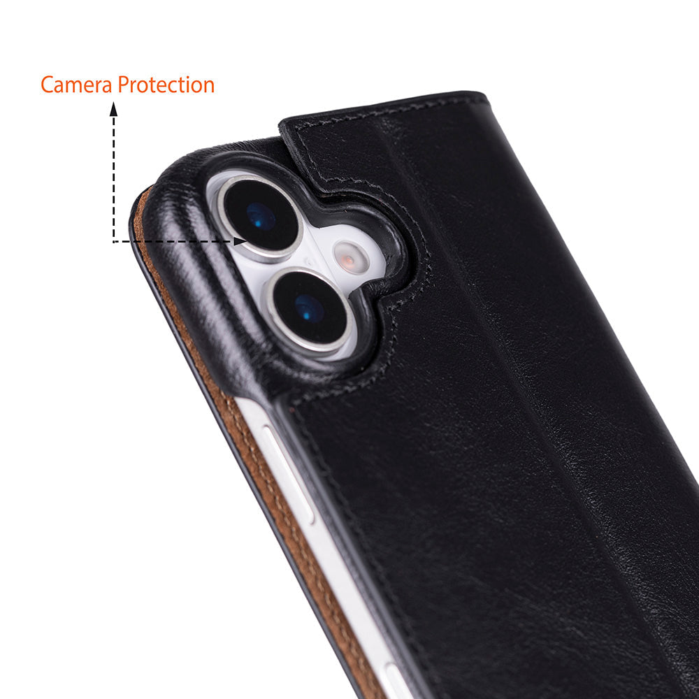 UnBranded Sonat Leather iPhone 17 Folio Case