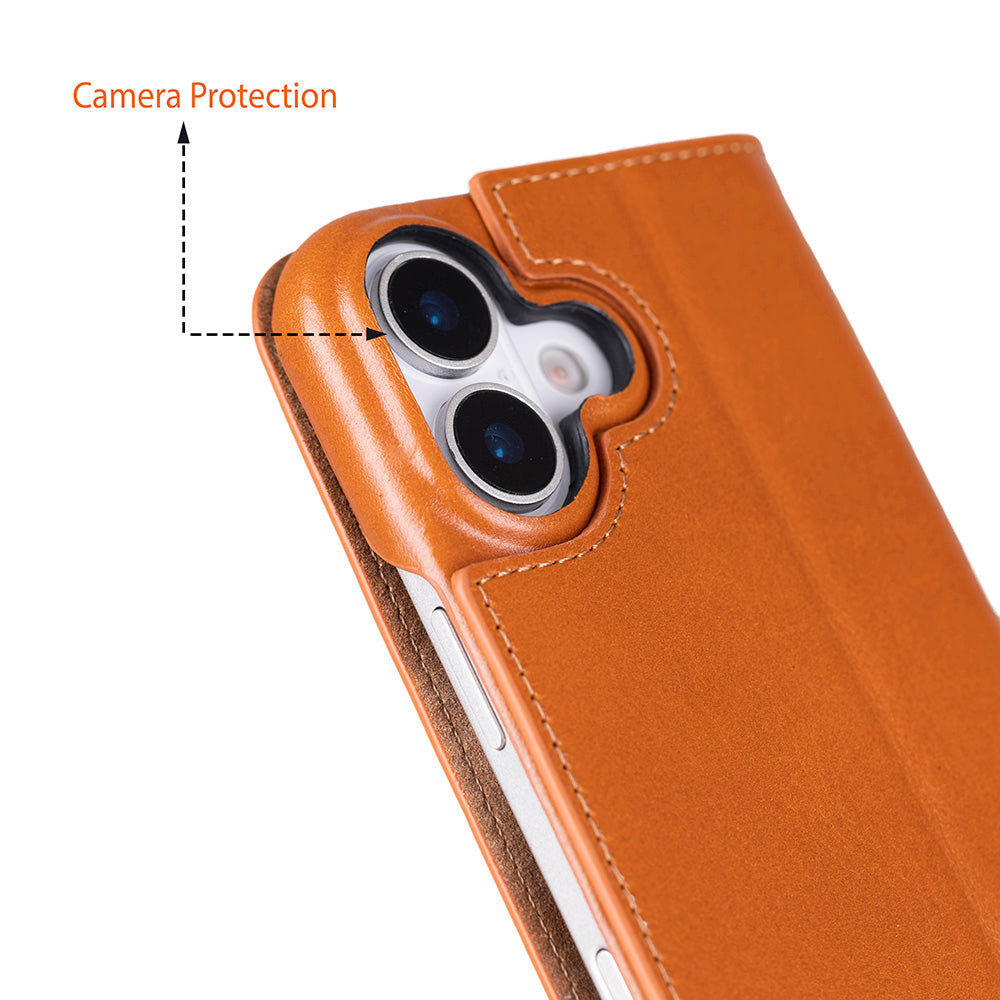 UnBranded Sonat Leather iPhone 17 Folio Case