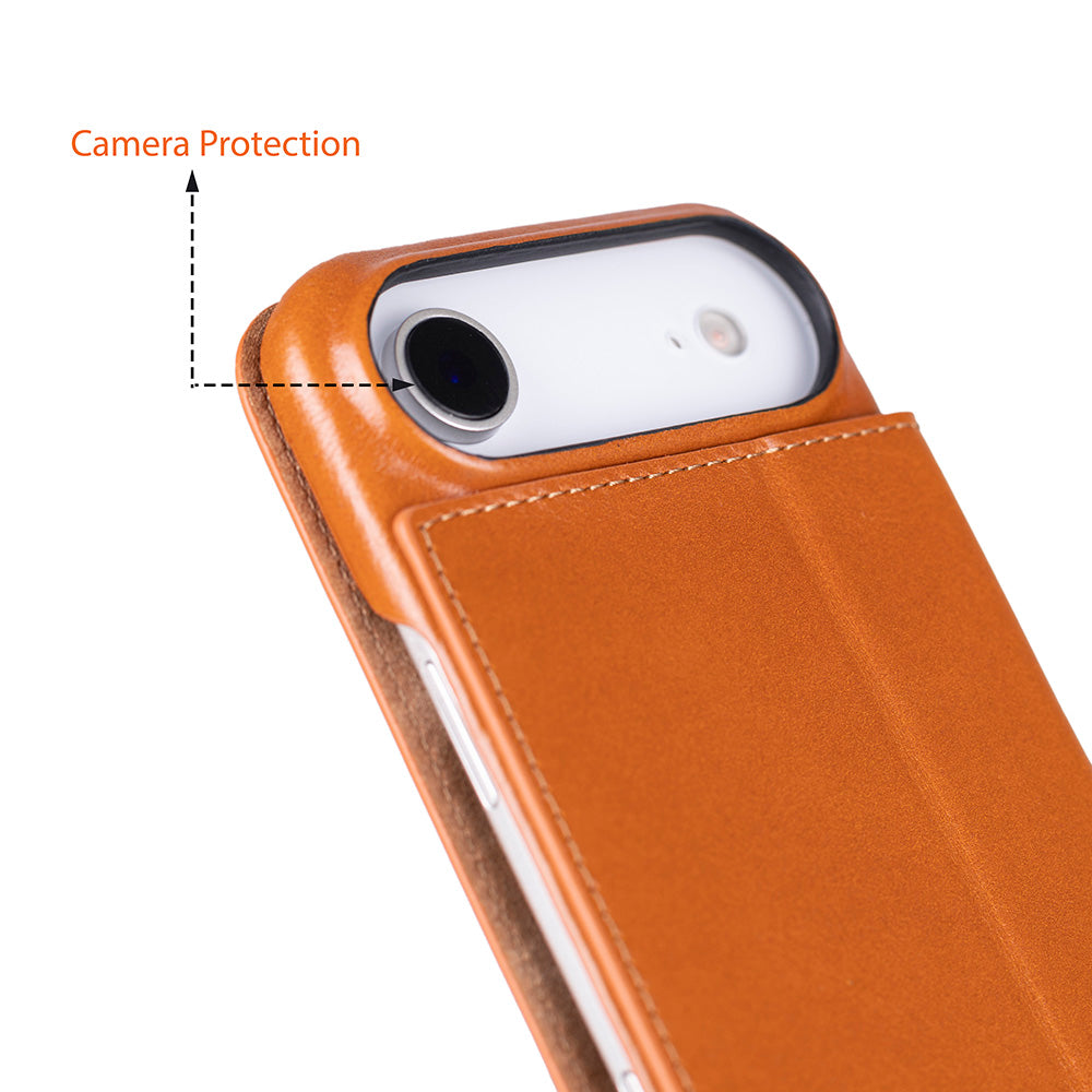 UnBranded Sonat Leather iPhone 17 Air Folio Case