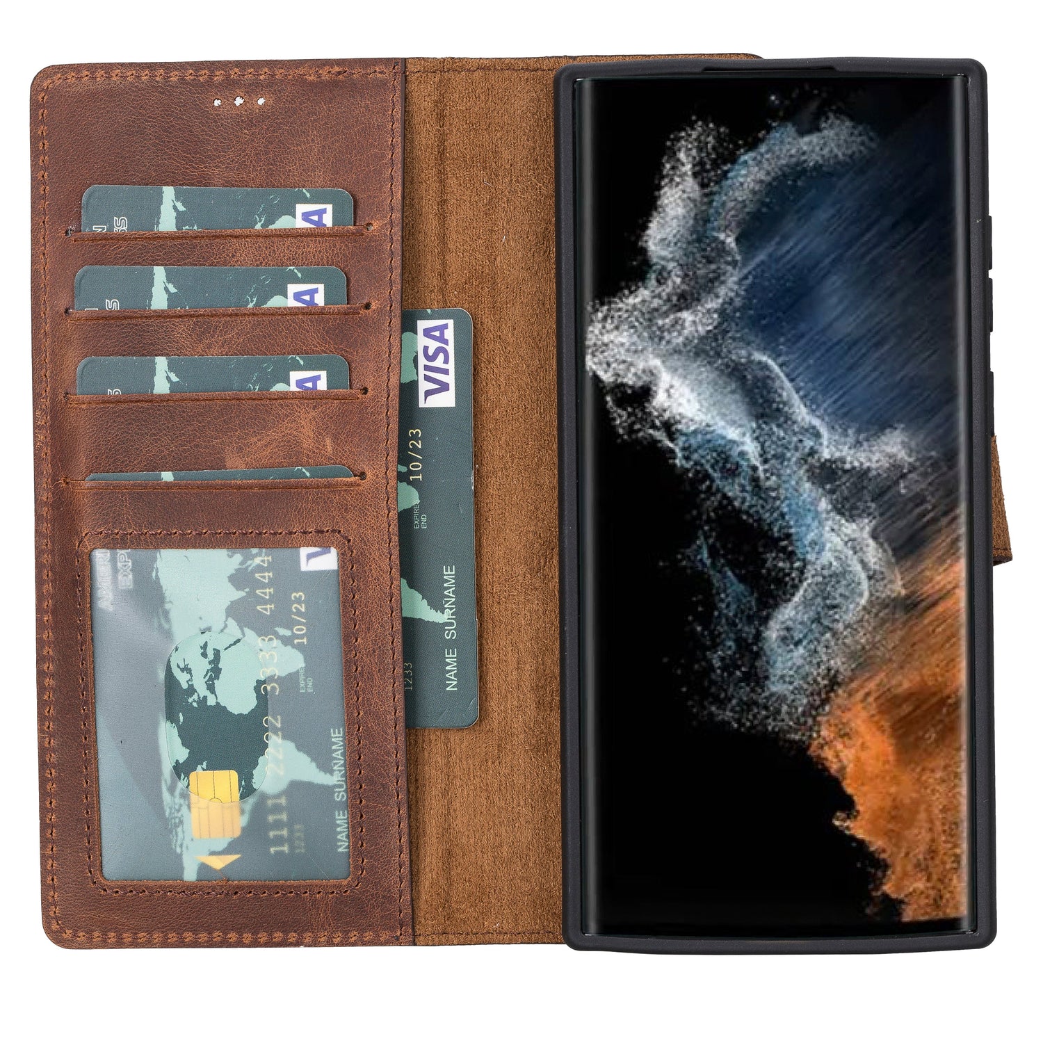 Bayelon Magic Samsung Galaxy S22 Series Leather Wallet Case