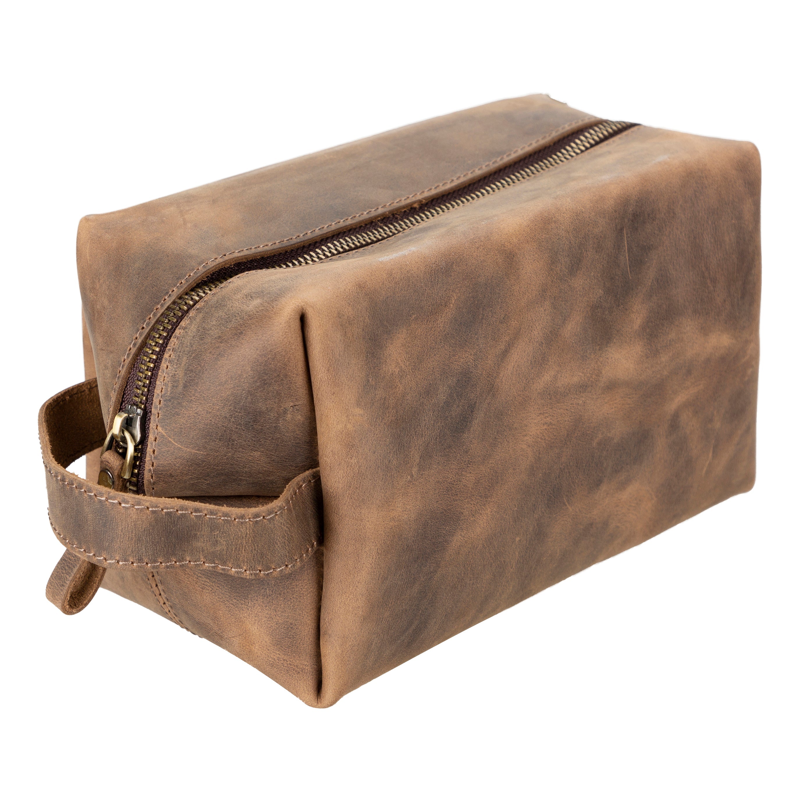 Bayelon Eve Large Leather Dopp Kit - Premium Travel Organizer