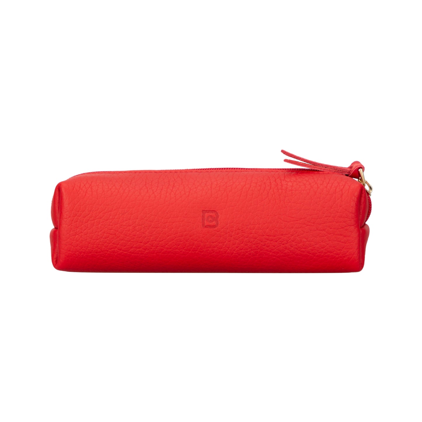 Bayelon Fortexa Genuine Leather Pencil Case Red