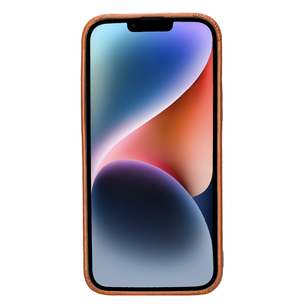 Bayelon Rock Cover iPhone 15 Leather Case - Luxury Protection