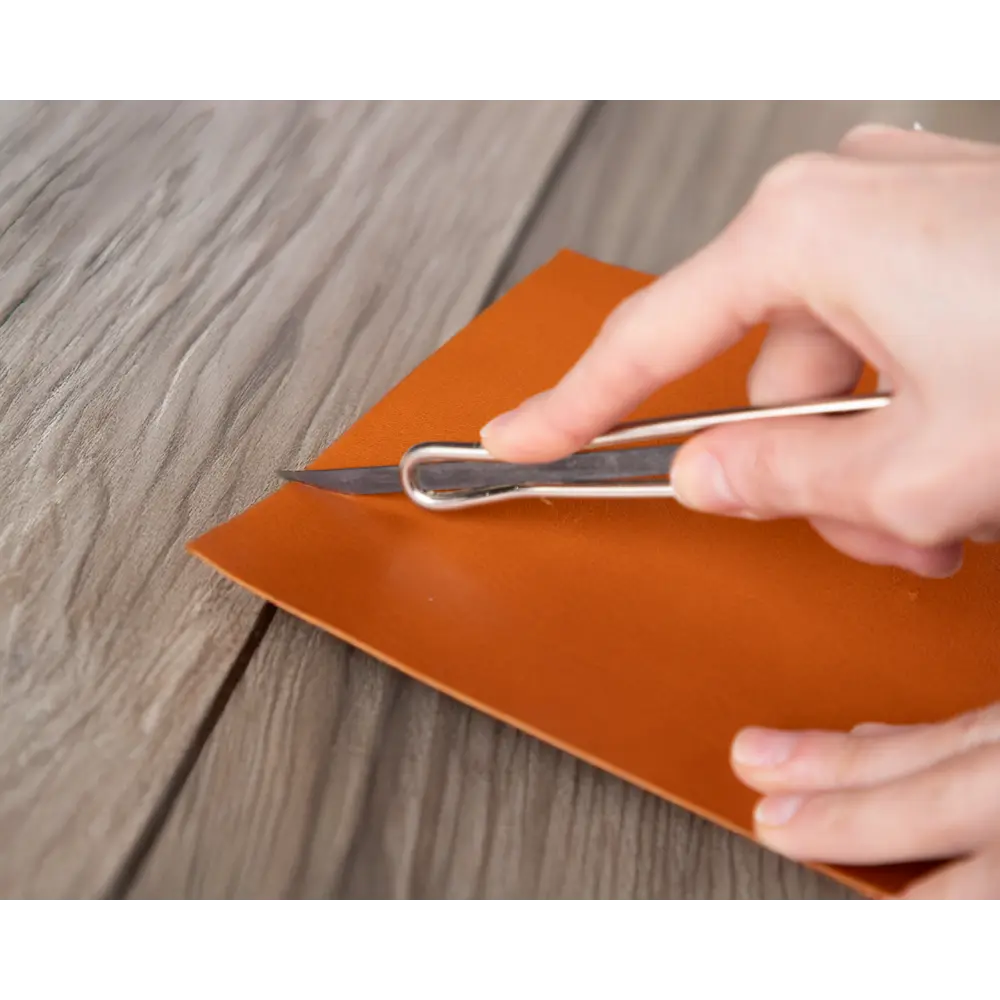 UnBranded Custom Size Genuine Leather Piece - Cut-to-Size Leather Sheet Tan
