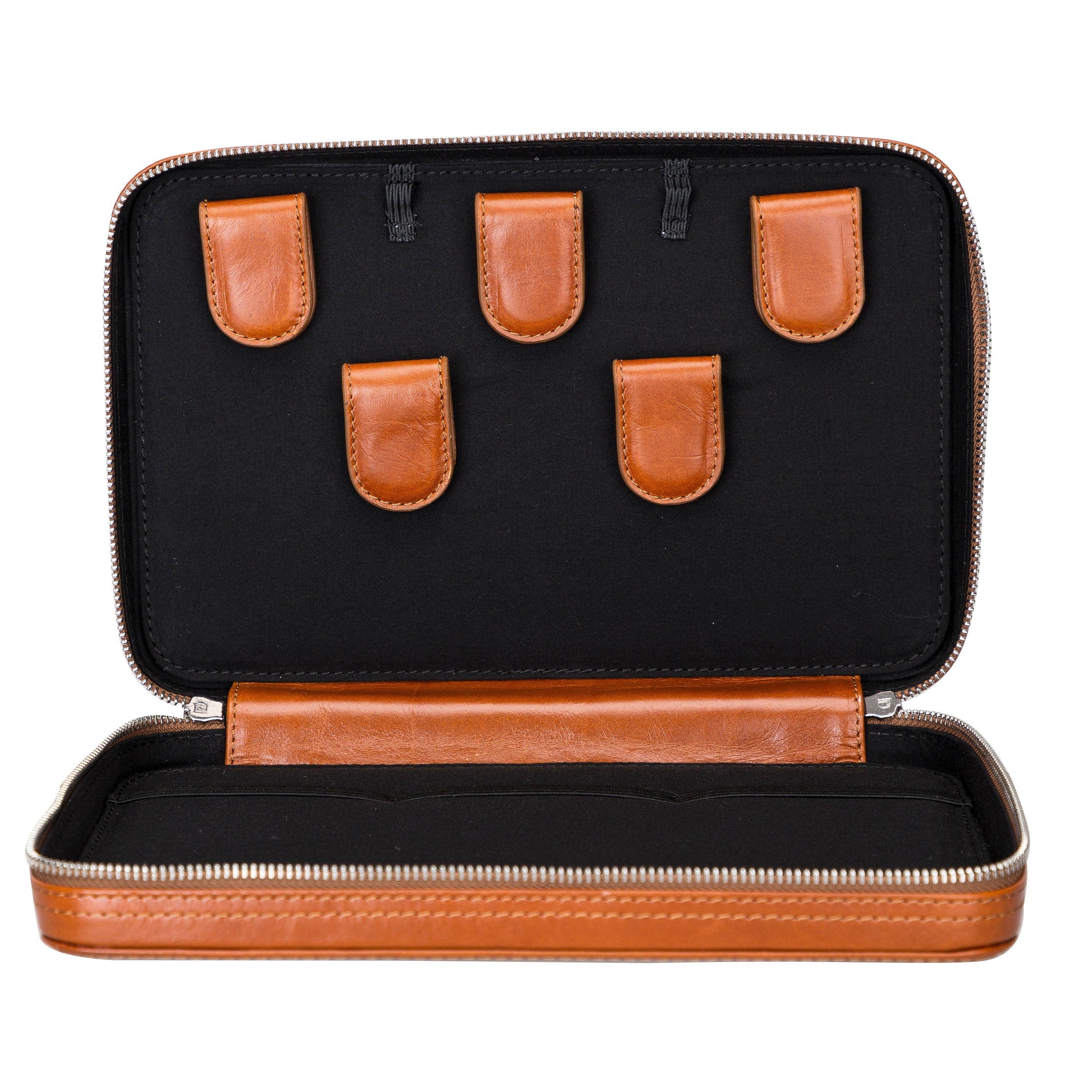 Bayelon Orbex Genuine Leather Travel Cable Organizer