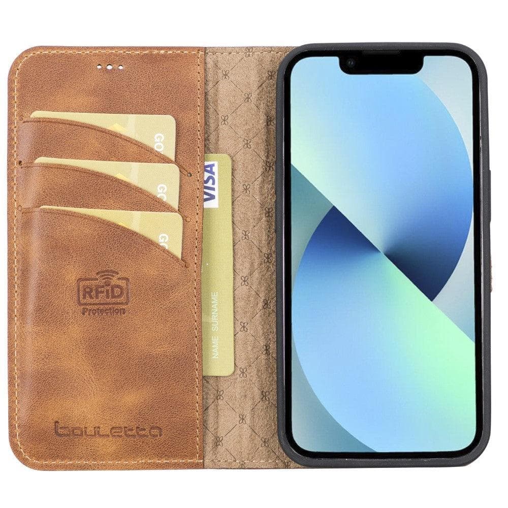 Bayelon Magic iPhone 13 Series Detachable Leather Wallet Case - MW