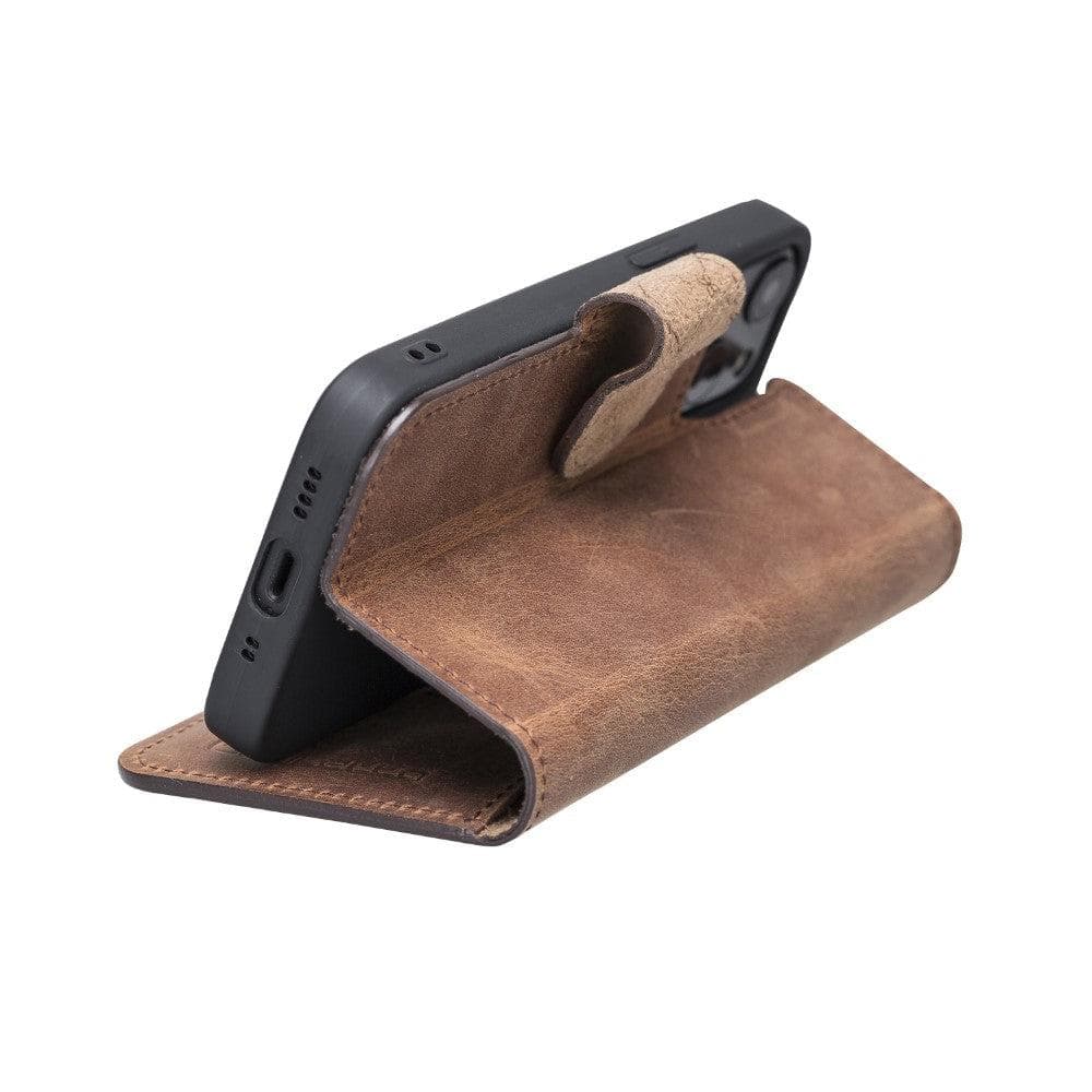 Bayelon Magic iPhone 13 Series Detachable Leather Wallet Case - MW