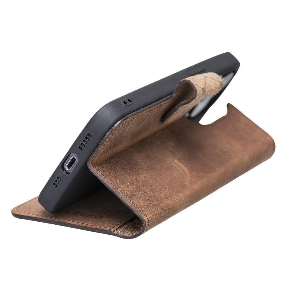 Bayelon Magic iPhone 13 Series Detachable Leather Wallet Case - MW