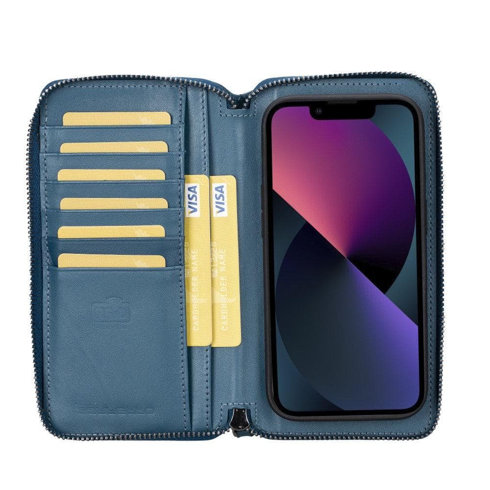 Bayelon Pouch Magic Wallet for iPhone 14 Series - Detachable Leather Case