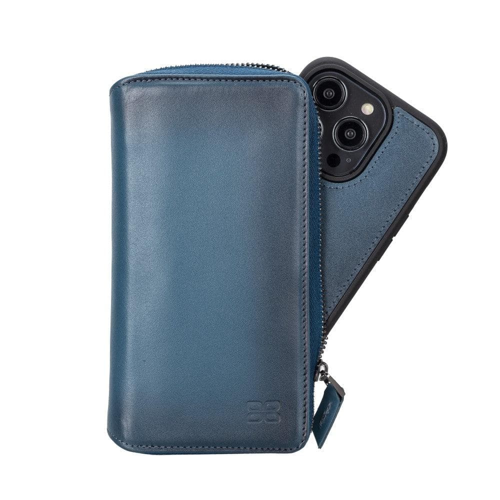 Bayelon Pouch Magic Wallet for iPhone 14 Series - Detachable Leather Case