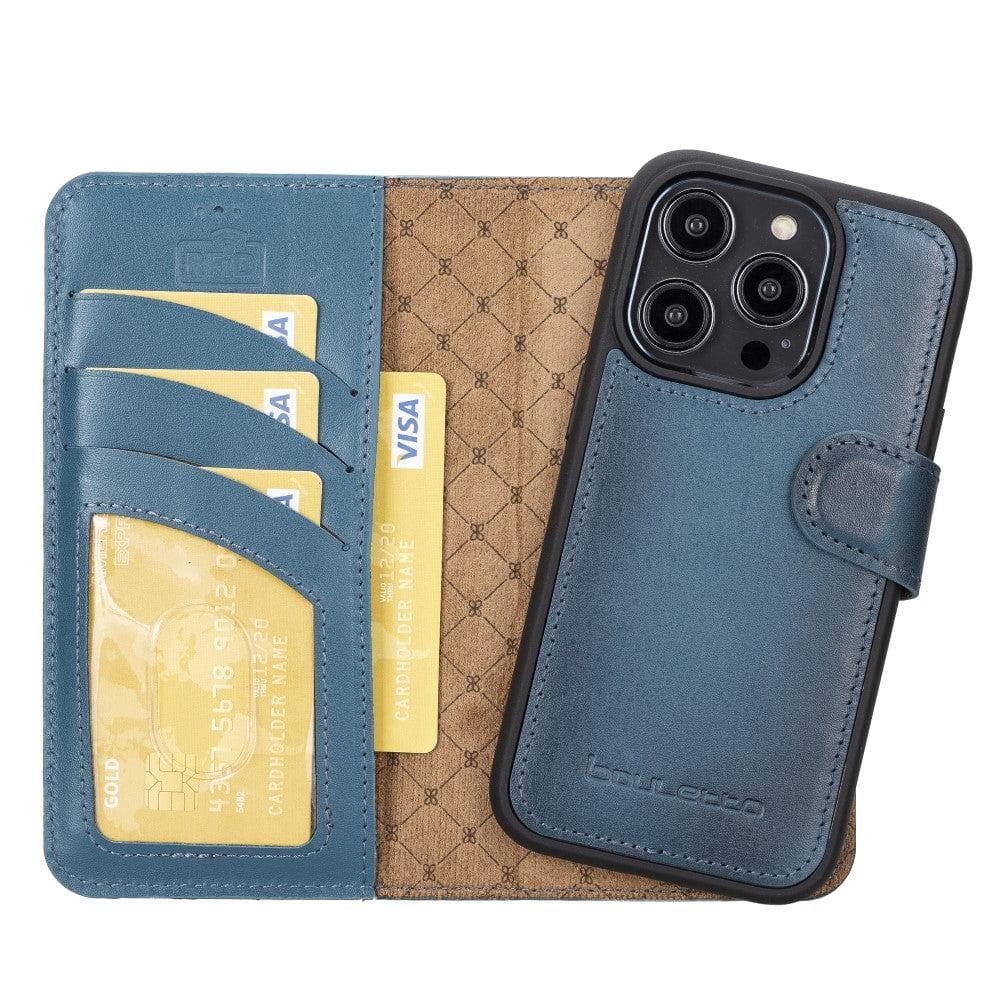 Bayelon Magic iPhone 14 Series Detachable Leather Wallet Case - MW