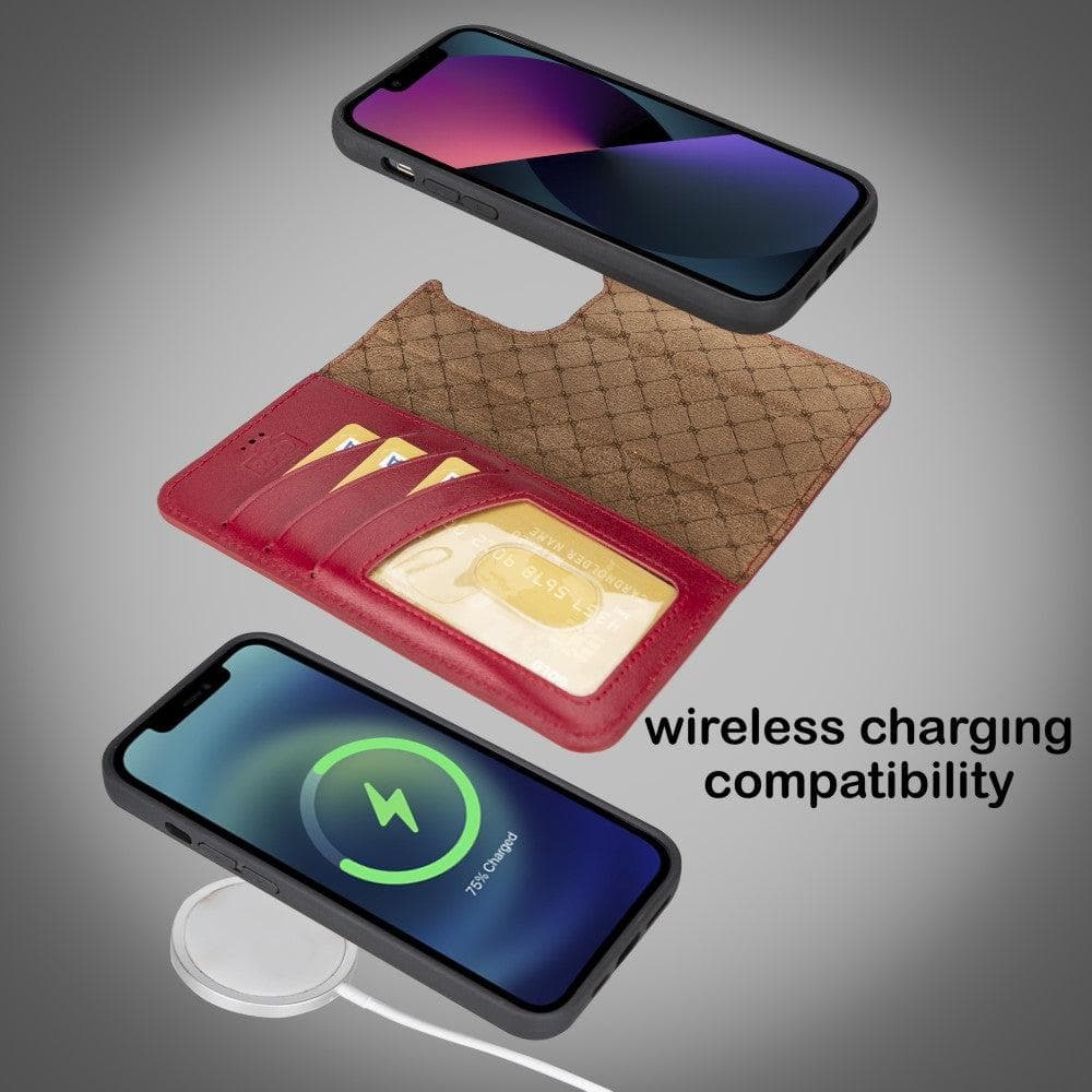 Bayelon Magic iPhone 14 Series Detachable Leather Wallet Case - MW