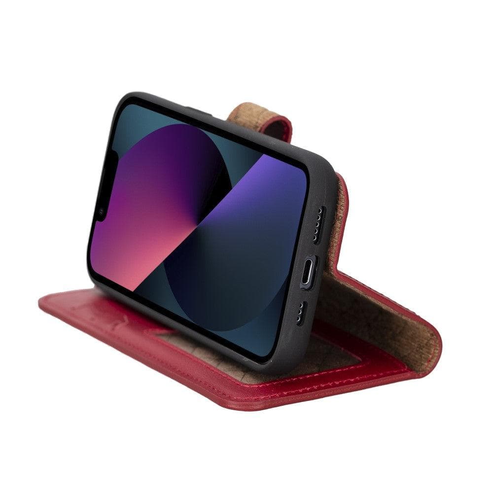 Bayelon Magic iPhone 14 Series Detachable Leather Wallet Case - MW