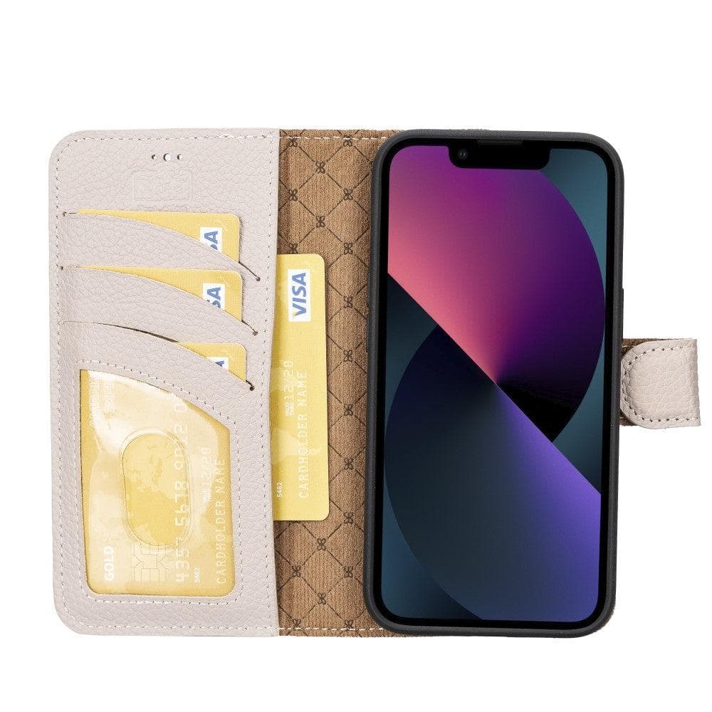 Bayelon Magic iPhone 14 Series Detachable Leather Wallet Case - MW