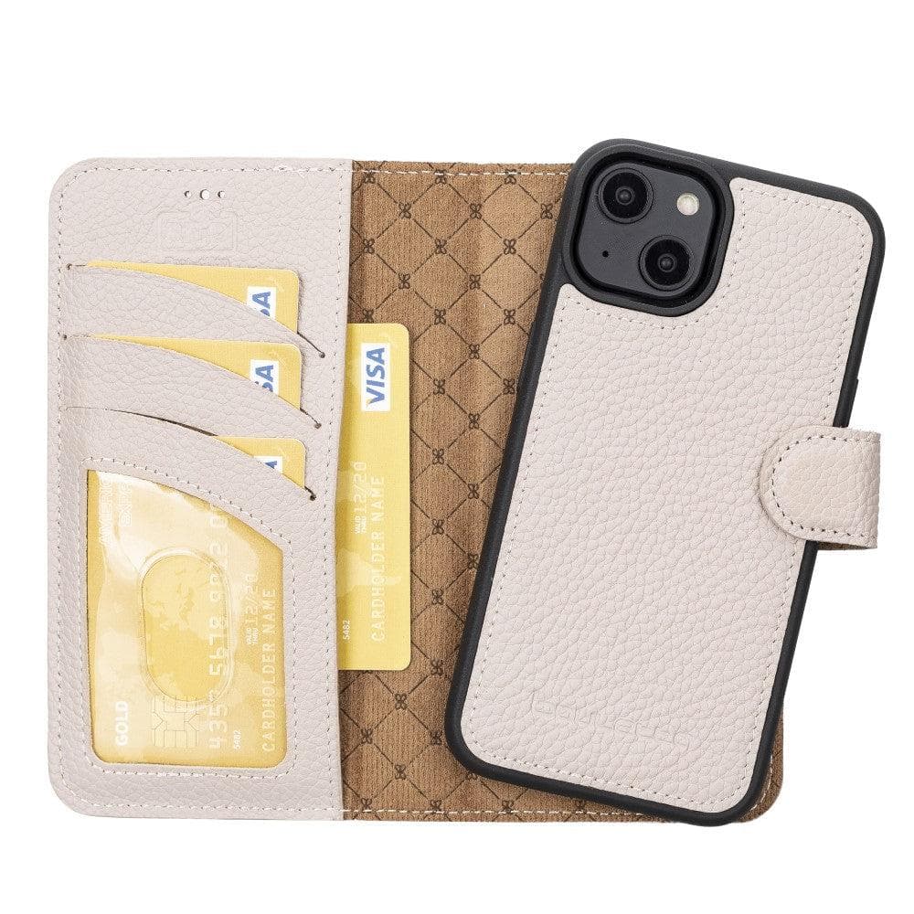 Bayelon Magic iPhone 14 Series Detachable Leather Wallet Case - MW