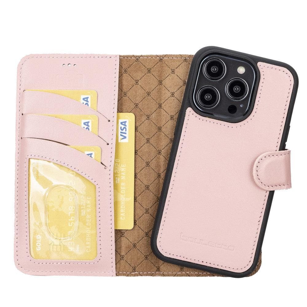 Bayelon Magic iPhone 14 Series Detachable Leather Wallet Case - MW