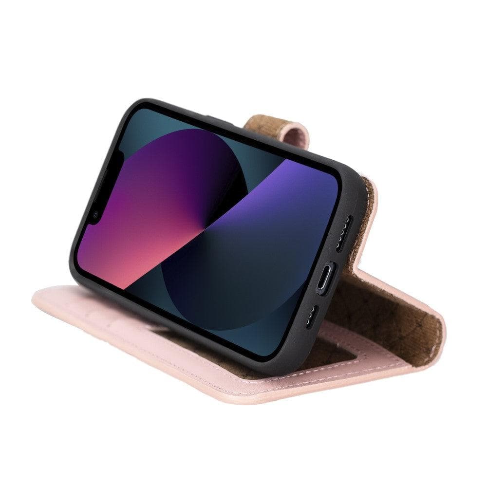 Bayelon Magic iPhone 14 Series Detachable Leather Wallet Case - MW