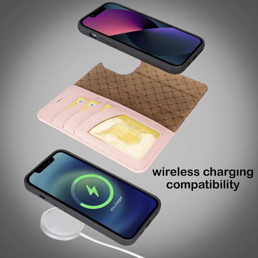 Bayelon Magic iPhone 14 Series Detachable Leather Wallet Case - MW