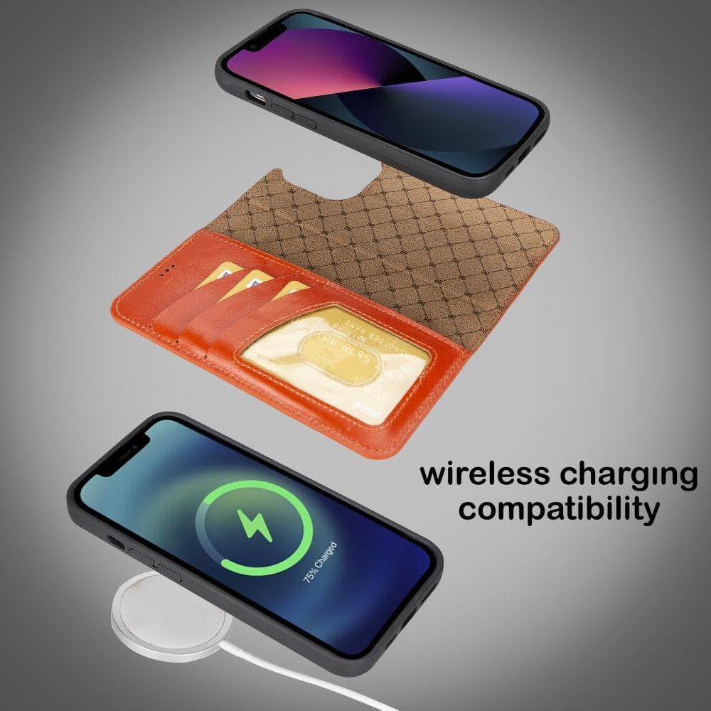 Bayelon Magic iPhone 14 Series Detachable Leather Wallet Case - MW