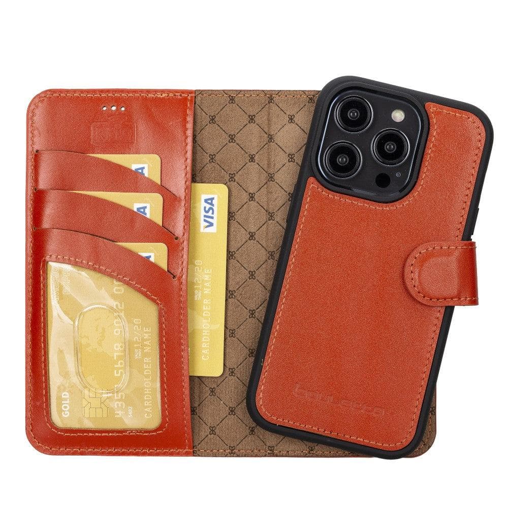 Bayelon Magic iPhone 14 Series Detachable Leather Wallet Case - MW