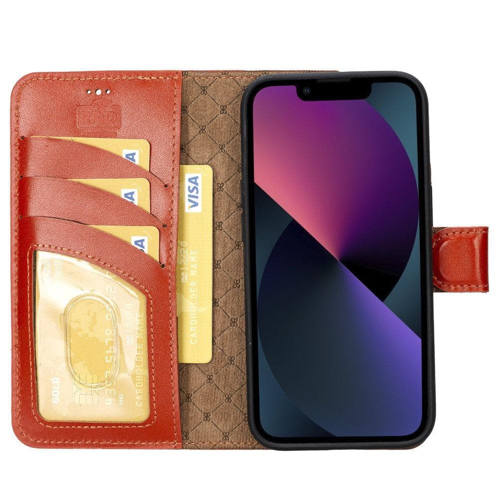 Bayelon Magic iPhone 14 Series Detachable Leather Wallet Case - MW